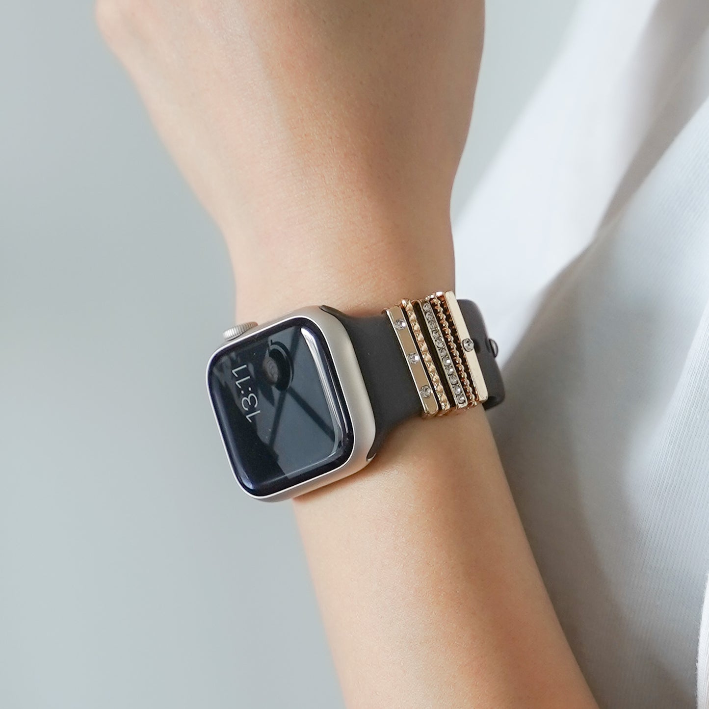 チャーム アクセサリー キラキラ アップルウォッチ Apple Watch