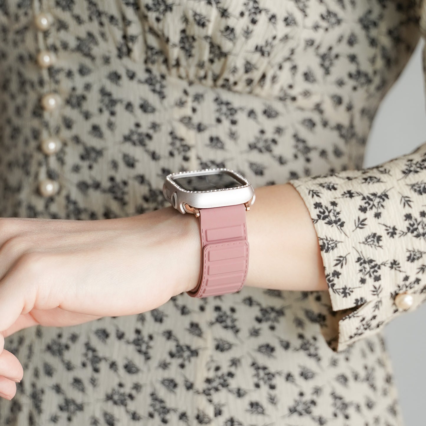 マグネット シリコン アップルウォッチバンド Apple Watch ベルト