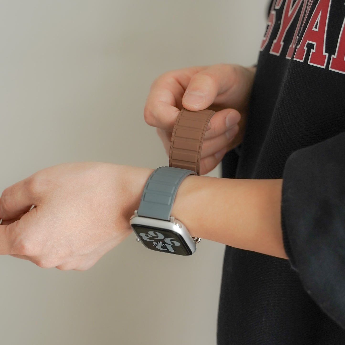 マグネット シリコン アップルウォッチバンド Apple Watch ベルト