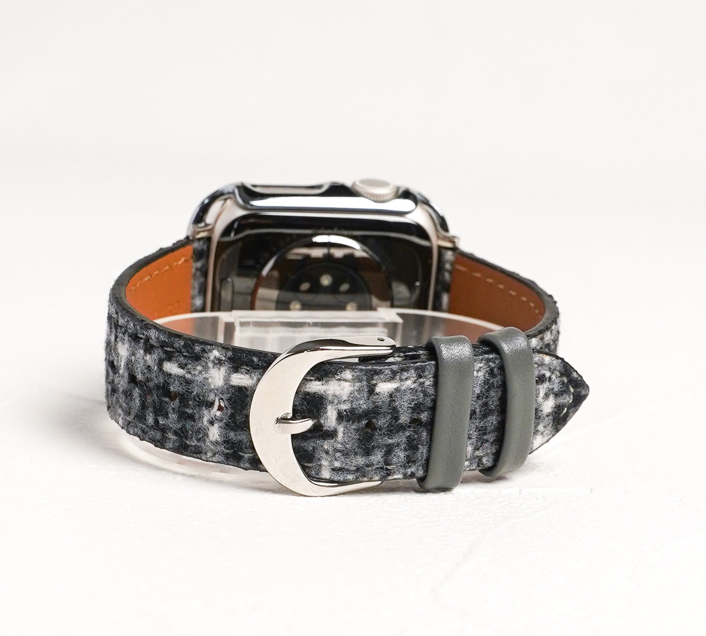 Tweed Leather Apple Watch Band Plaid Apple Watch