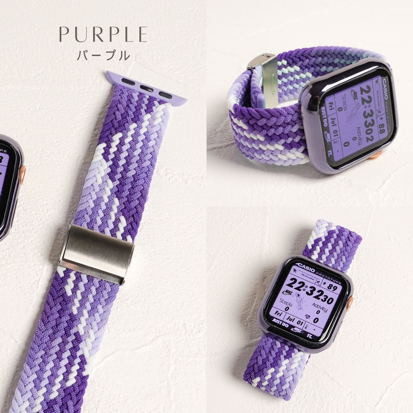 ナイロン 編み込み スポーツ アップルウォッチバンド Apple Watch ベルト