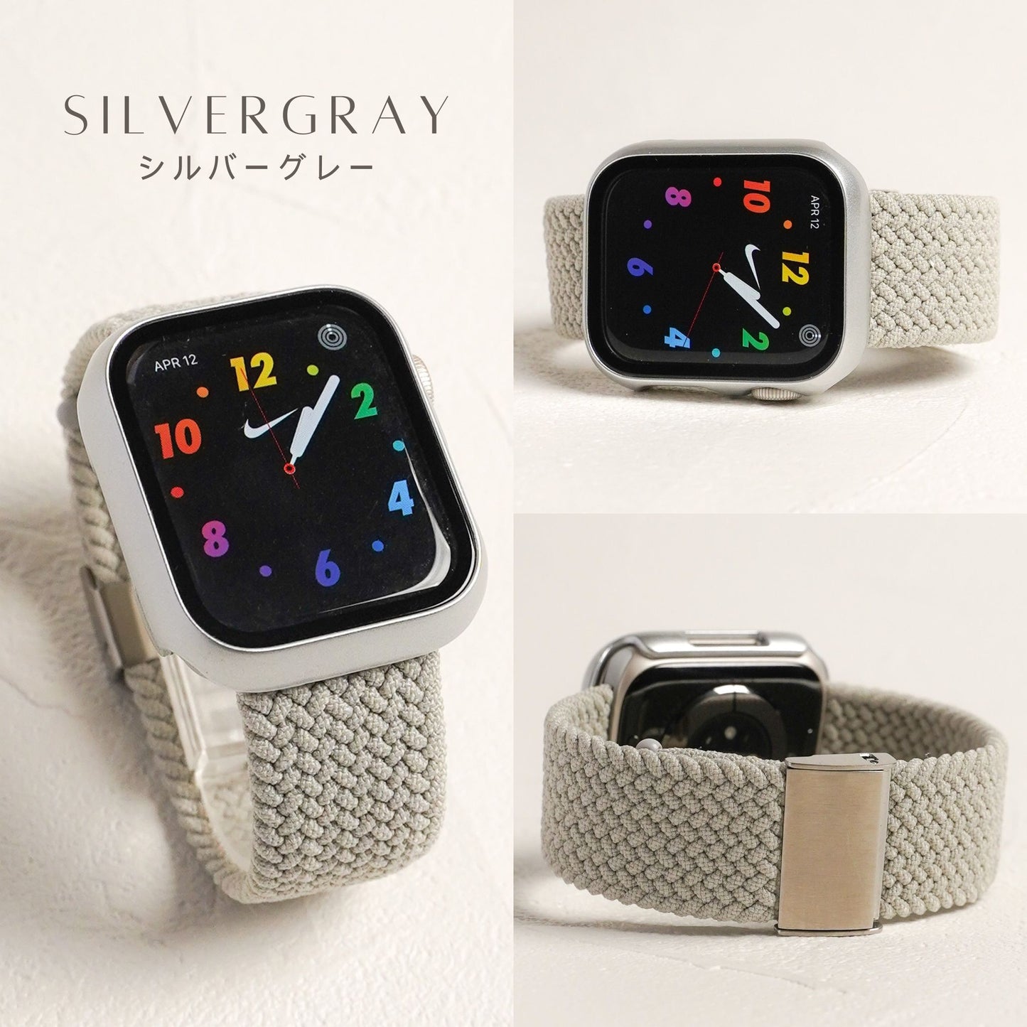 ナイロン 編み込み スポーツ アップルウォッチバンド Apple Watch ベルト