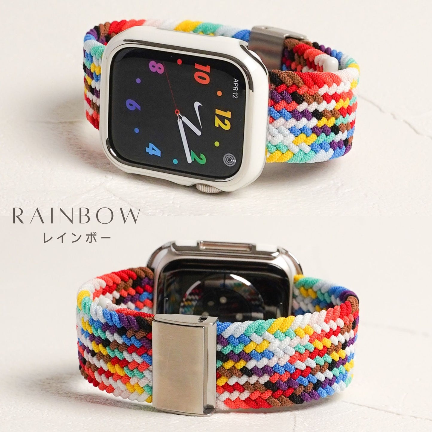 ナイロン 編み込み スポーツ アップルウォッチバンド Apple Watch ベルト