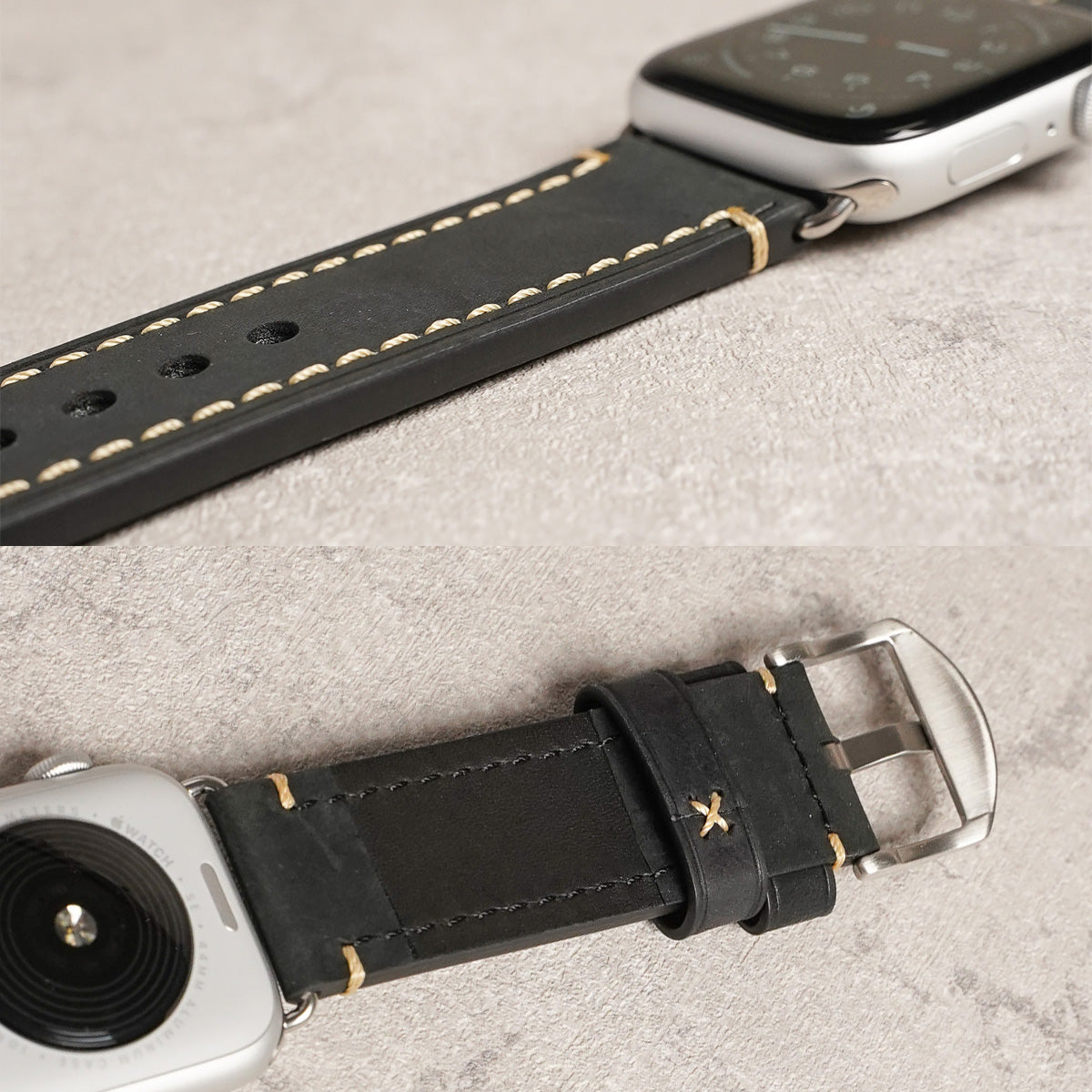 レザー 本革 メンズ アップルウォッチバンド イタリアンレザー Apple Watch ベルト
