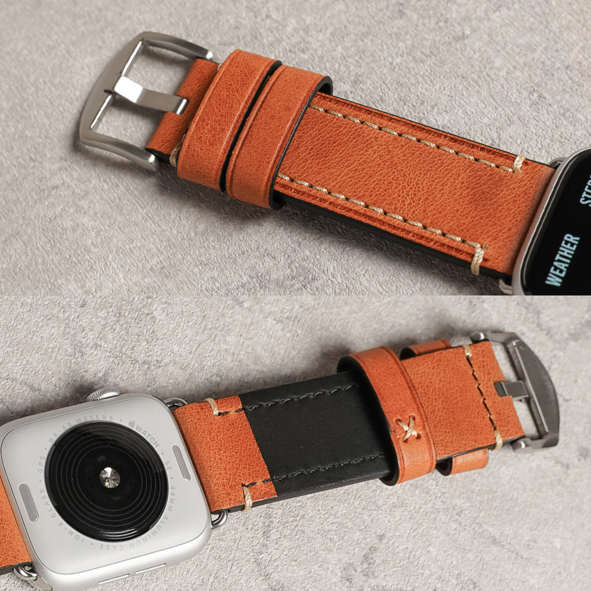 レザー 本革 メンズ アップルウォッチバンド イタリアンレザー Apple Watch ベルト