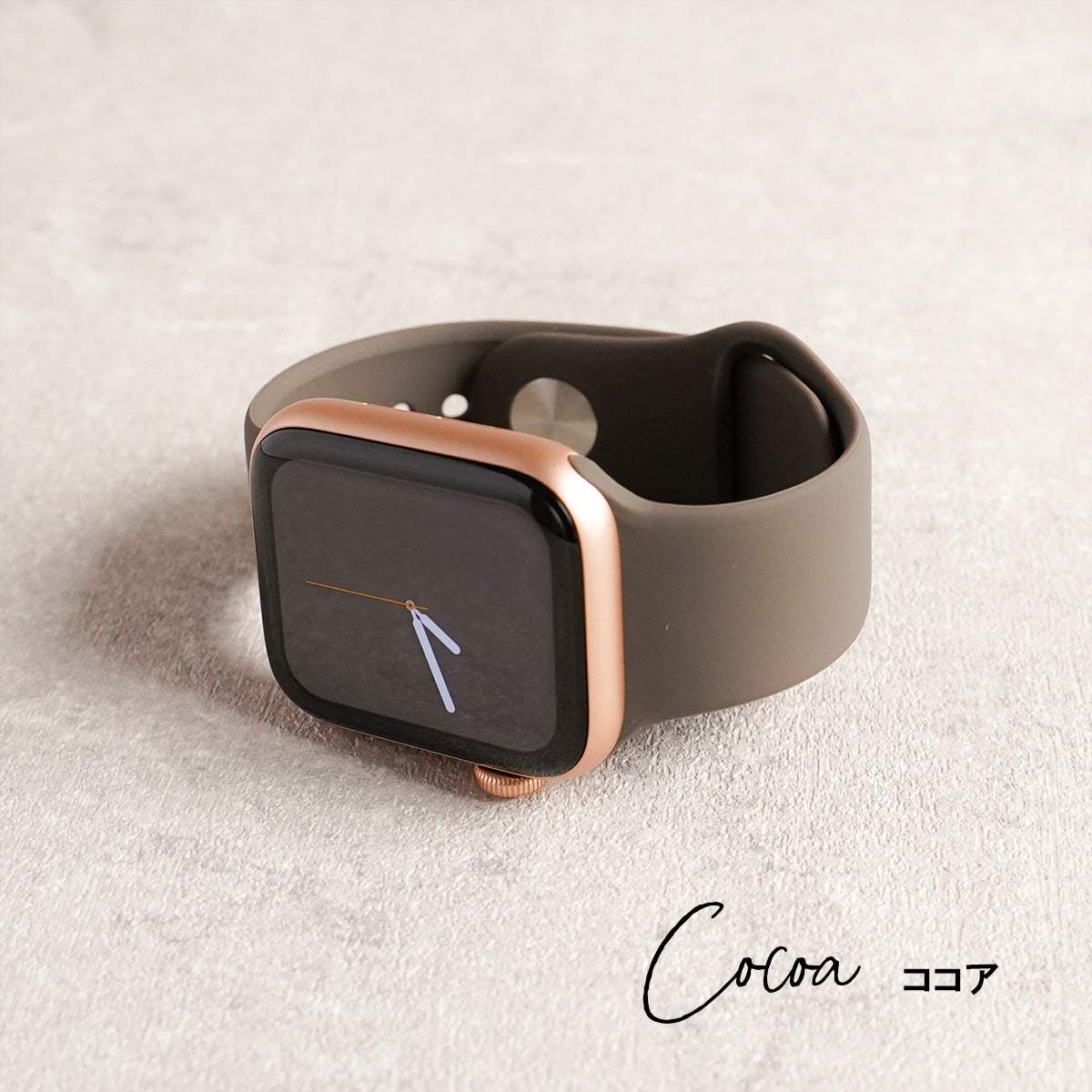 シリコン スポーツ くすみ パステル モノトーン アップルウォッチバンド Apple Watch ベルト