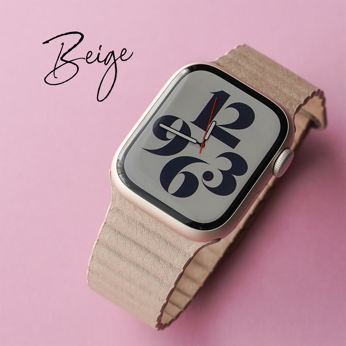 マグネット ループ レザー アップルウォッチバンド ユニセックス Apple Watch ベルト