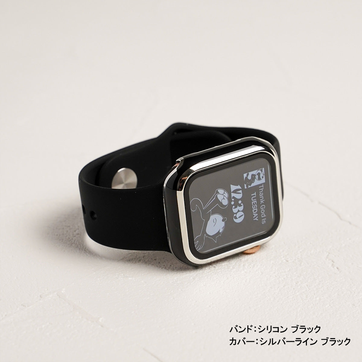 シリコン スポーツ くすみ パステル モノトーン アップルウォッチバンド Apple Watch ベルト