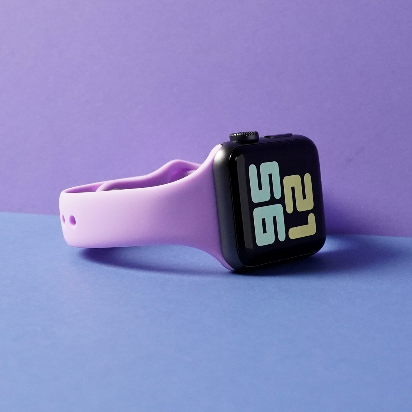 シリコン スリム アップルウォッチバンド くすみ パステル モノトーン Apple Watch