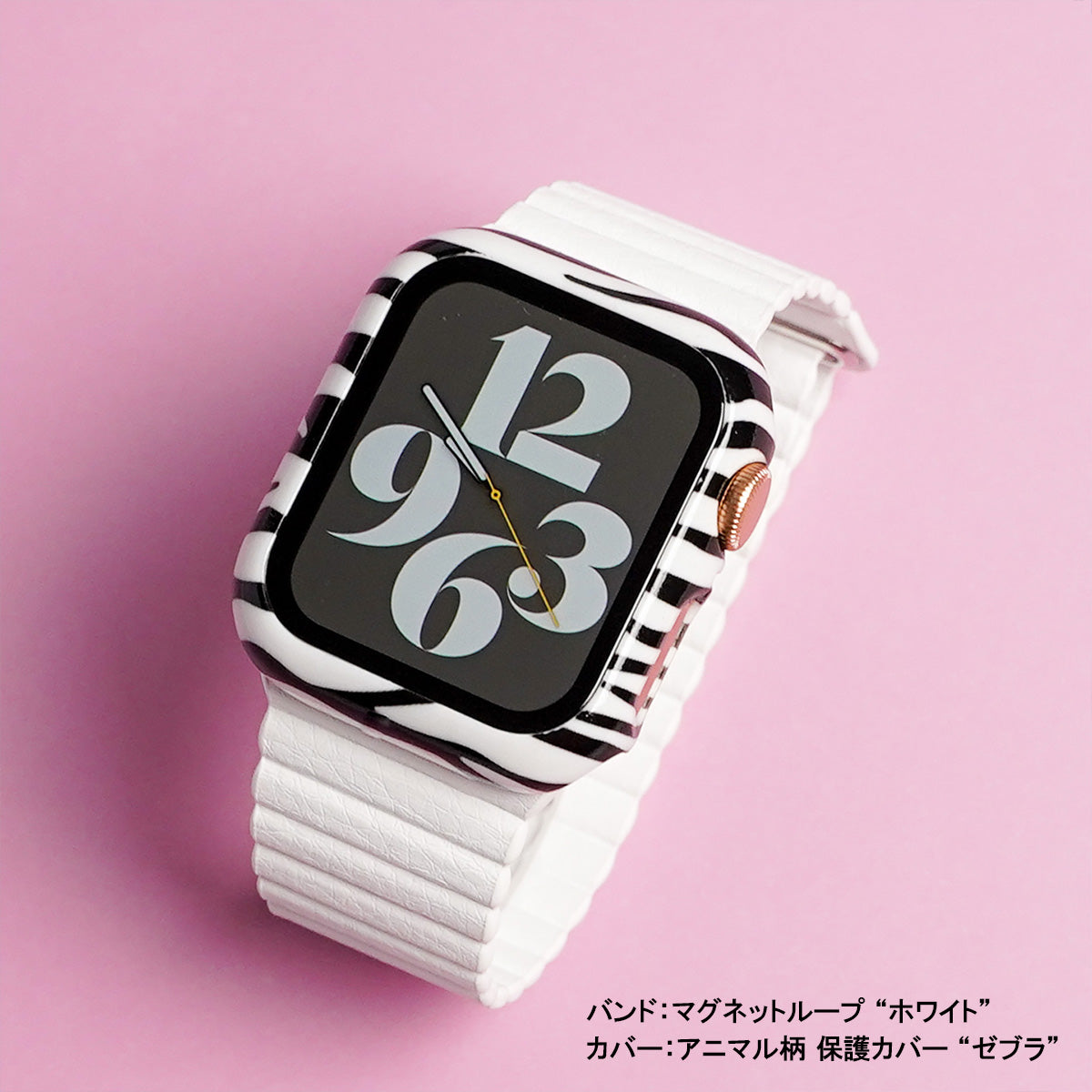 マグネット ループ レザー アップルウォッチバンド ユニセックス Apple Watch ベルト