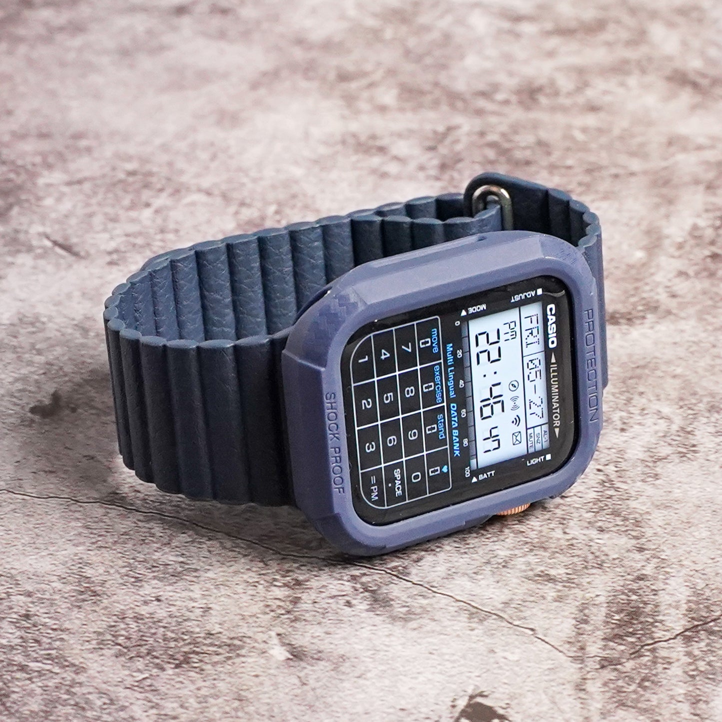 マグネット ループ カラフル レザー アップルウォッチバンド ユニセックス Apple Watch ベルト