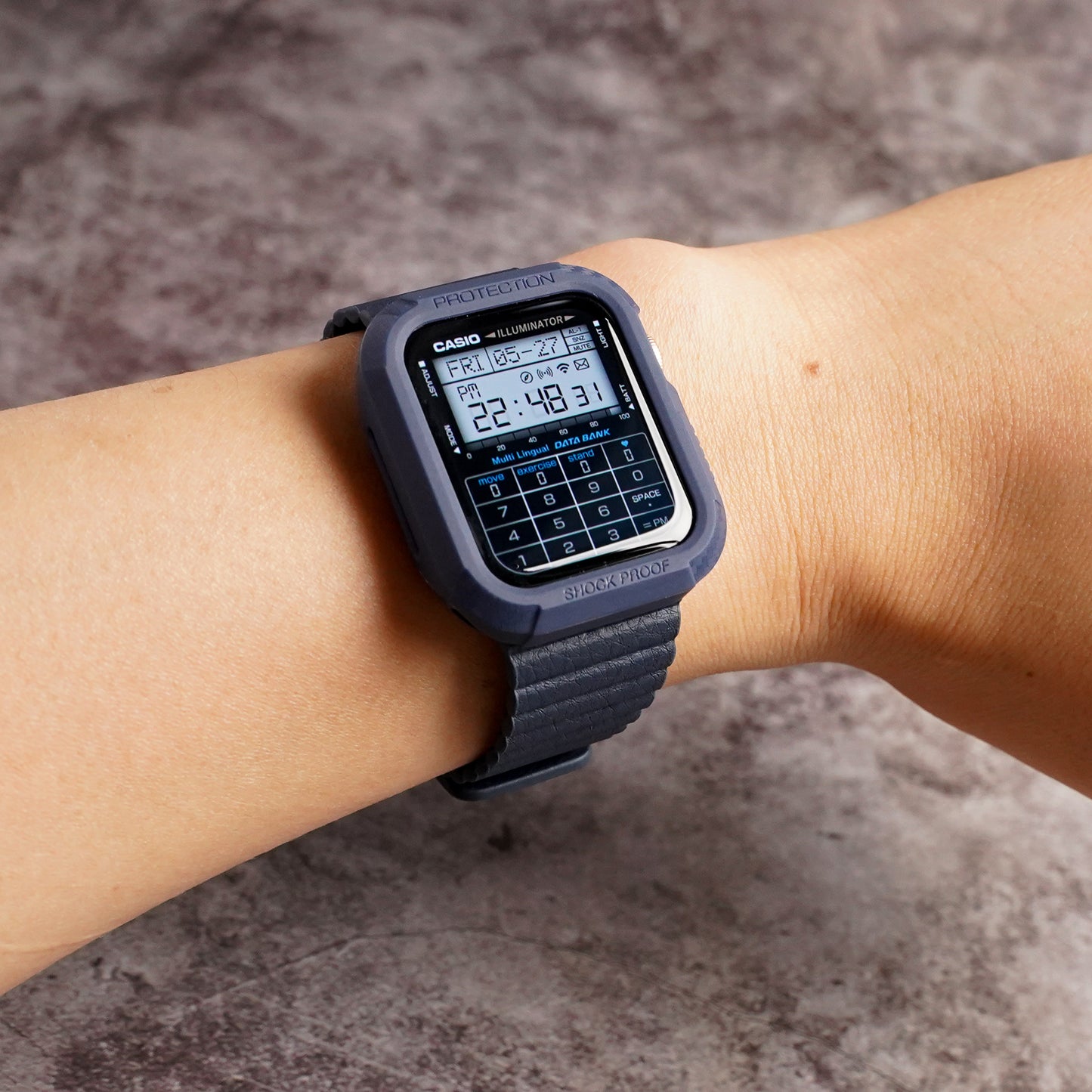 マグネット ループ カラフル レザー アップルウォッチバンド ユニセックス Apple Watch ベルト