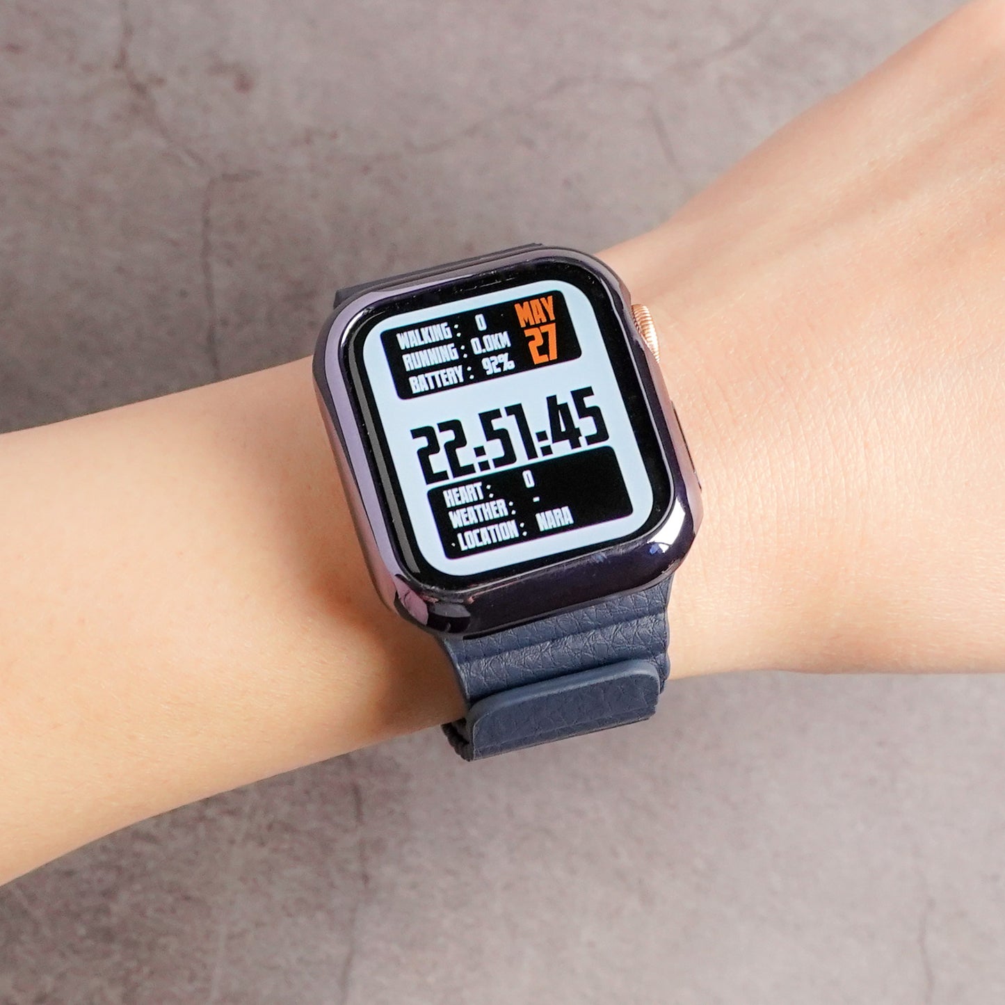 マグネット ループ カラフル レザー アップルウォッチバンド ユニセックス Apple Watch ベルト