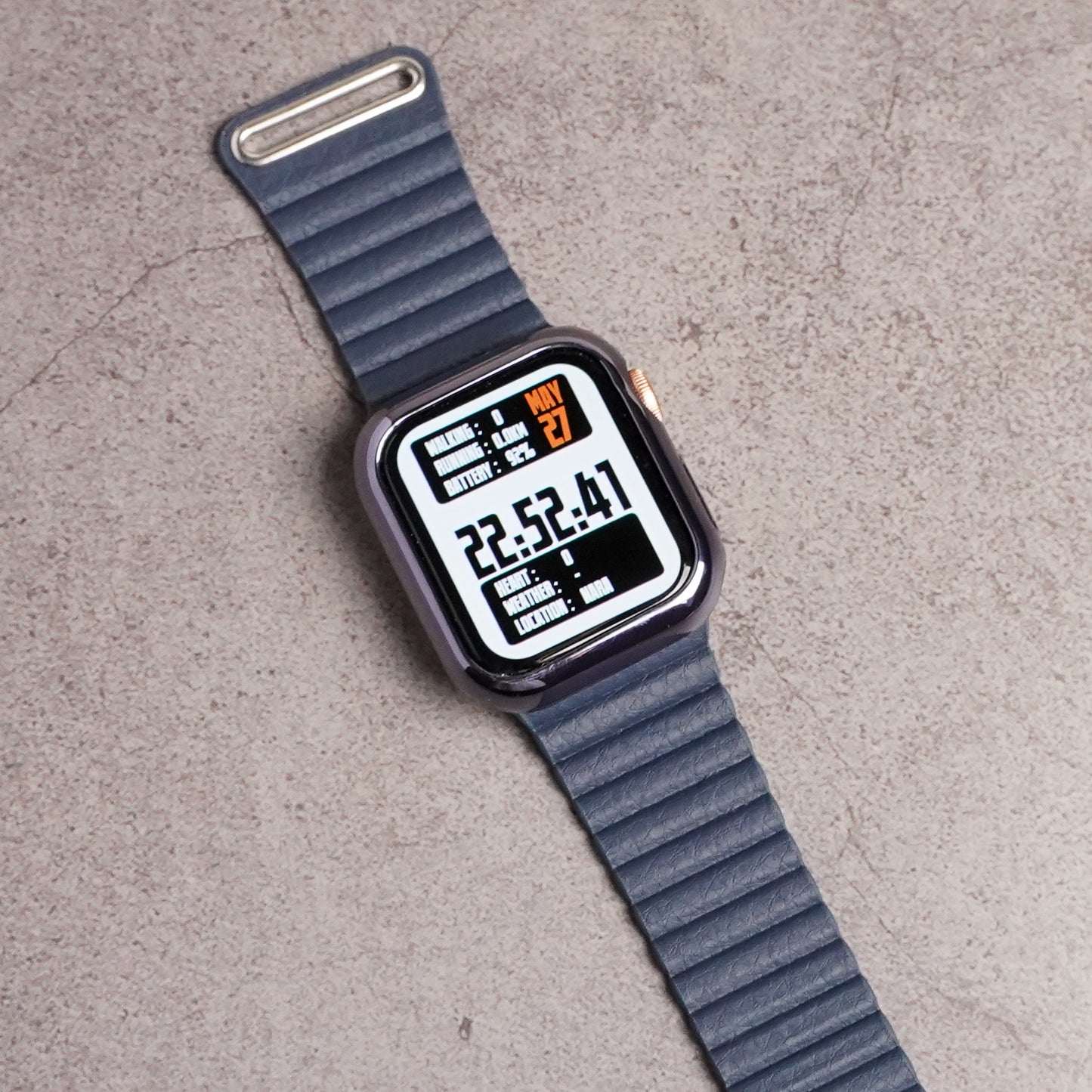 マグネット ループ カラフル レザー アップルウォッチバンド 磁石 Apple Watch
