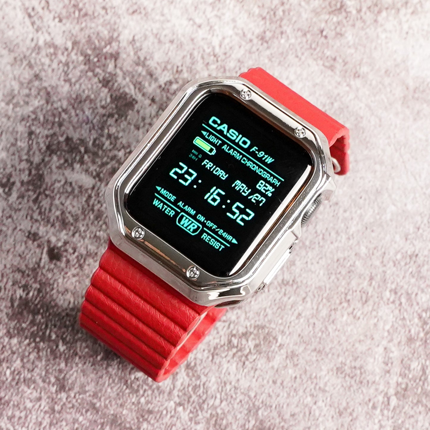 マグネット ループ カラフル レザー アップルウォッチバンド ユニセックス Apple Watch ベルト