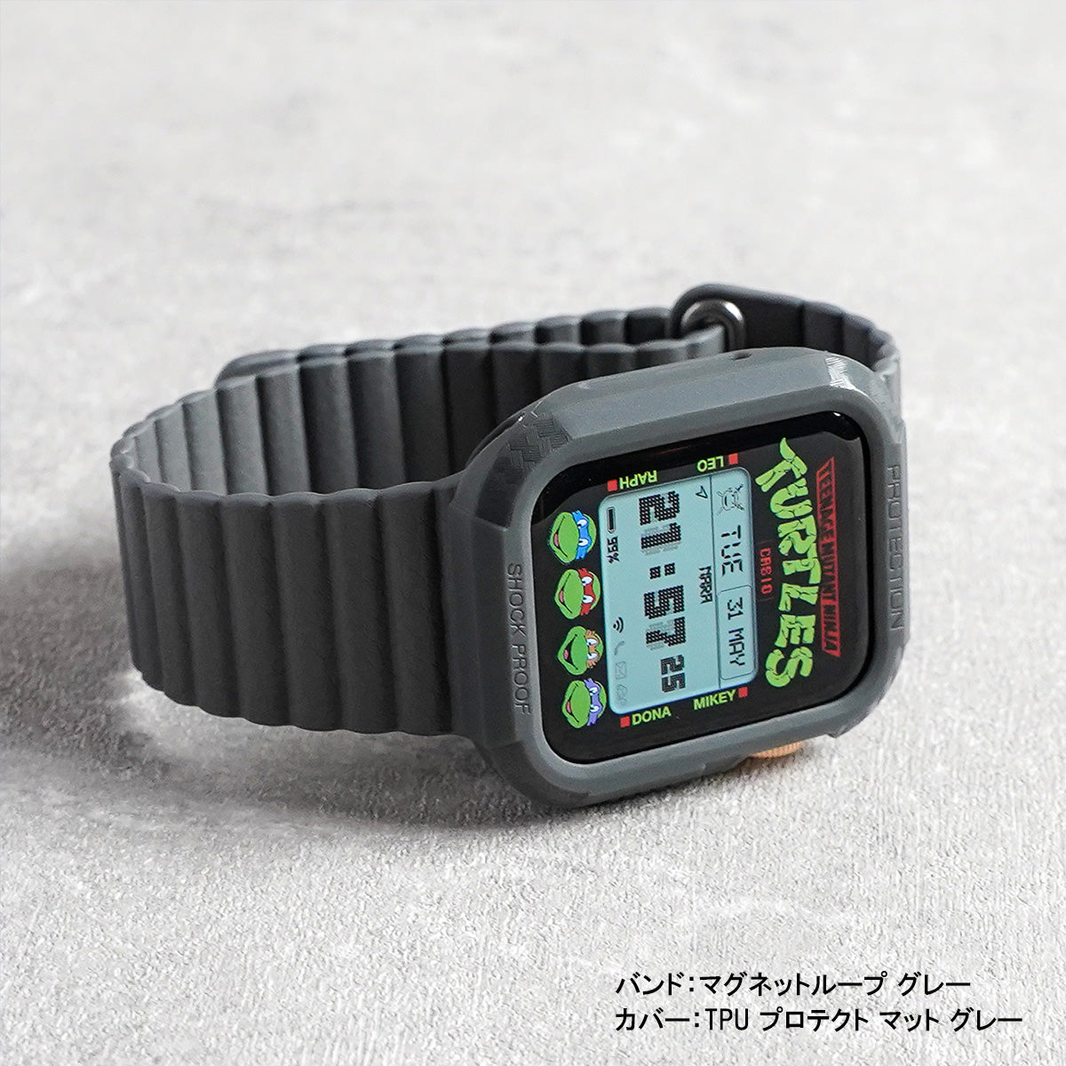マグネット ループ レザー アップルウォッチバンド ユニセックス Apple Watch ベルト