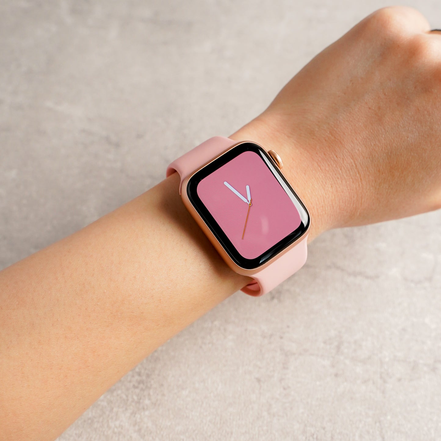 シリコン スポーツ くすみ パステル モノトーン アップルウォッチバンド Apple Watch ベルト