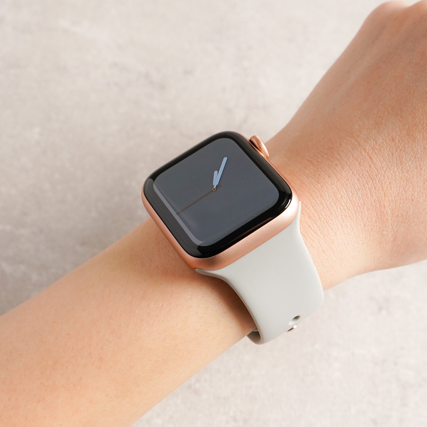 シリコン スポーツ くすみ パステル モノトーン アップルウォッチバンド Apple Watch ベルト