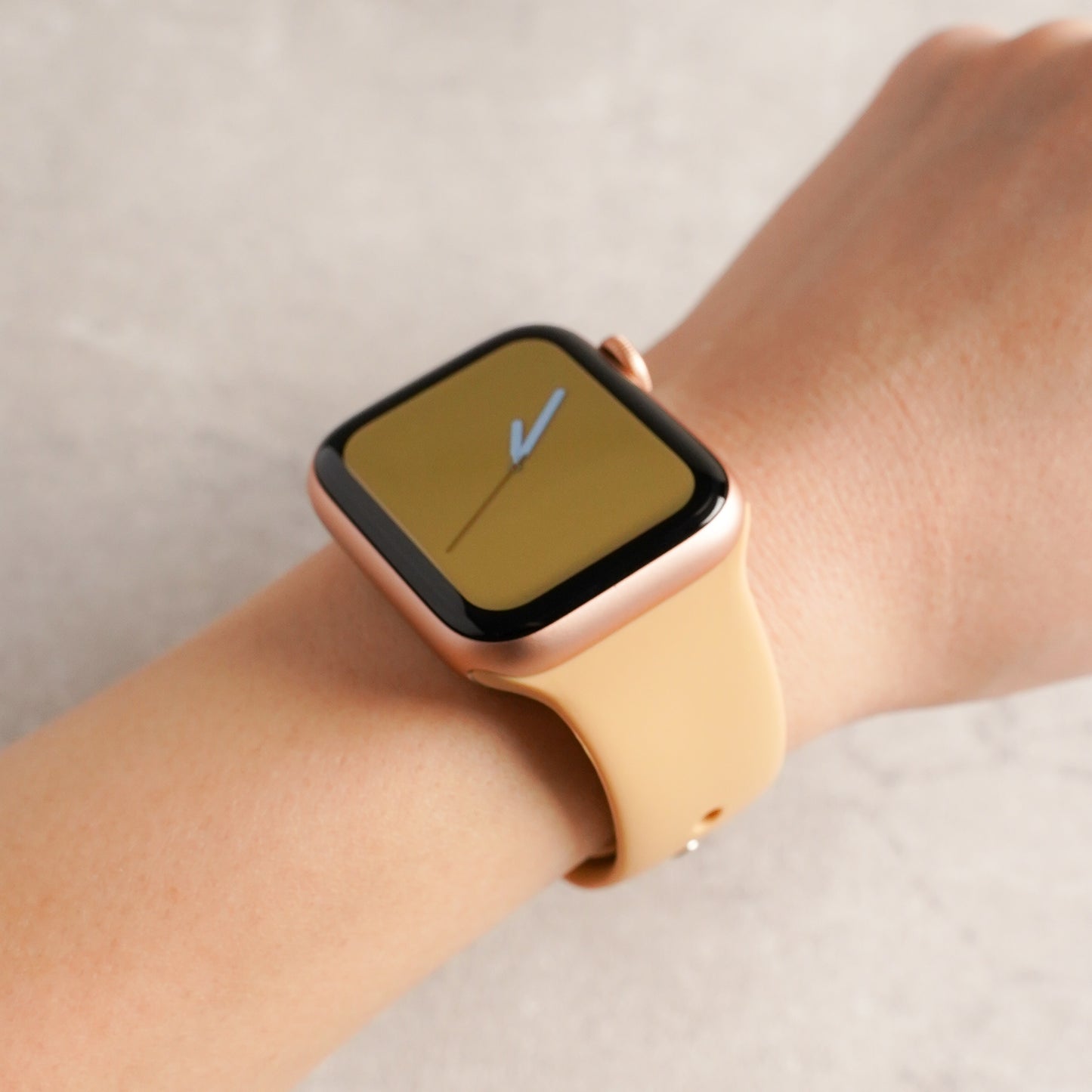 シリコン スポーツ くすみ パステル モノトーン アップルウォッチバンド Apple Watch ベルト