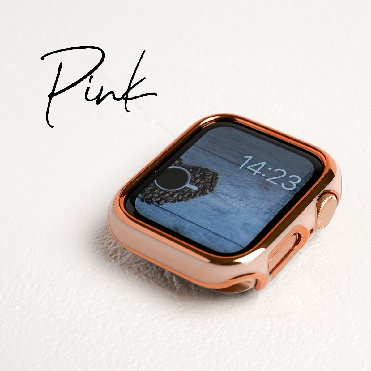 ローズゴールドライン 保護フレーム ガラスなし ハードタイプ アップルウォッチ ケース Apple Watch