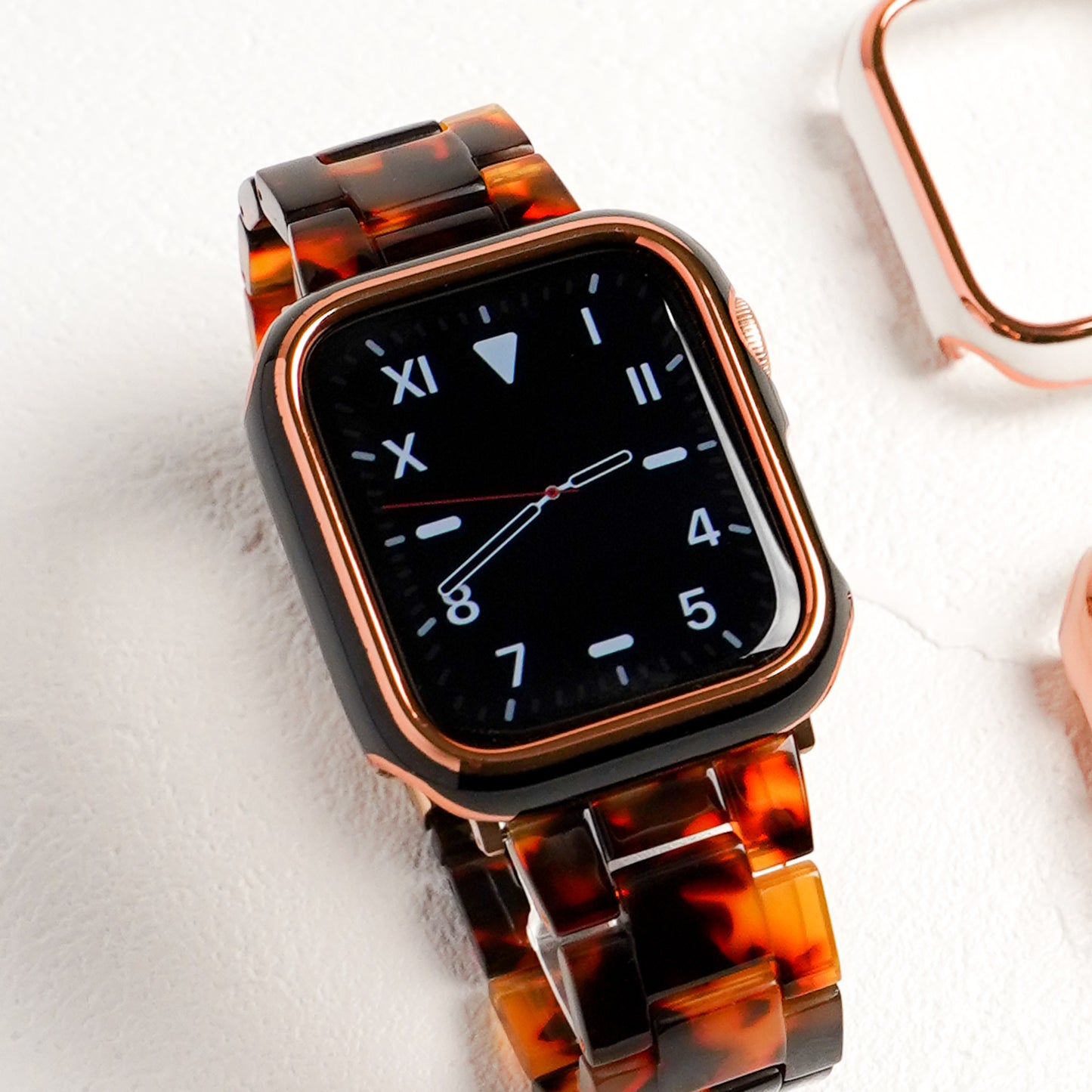 ローズゴールドライン 保護フレーム ガラスなし ハードタイプ アップルウォッチ ケース Apple Watch