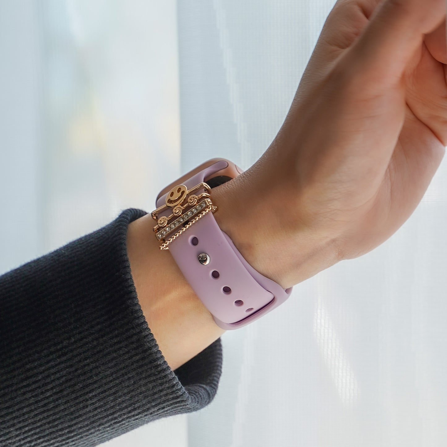 チャーム アクセサリー キラキラ アップルウォッチ Apple Watch