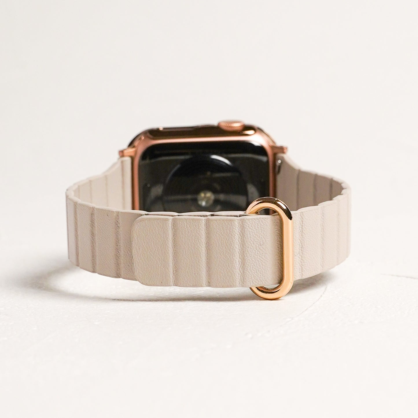 マグネット スリム レザー アップルウォッチバンド レザーループ Apple Watch ベルト
