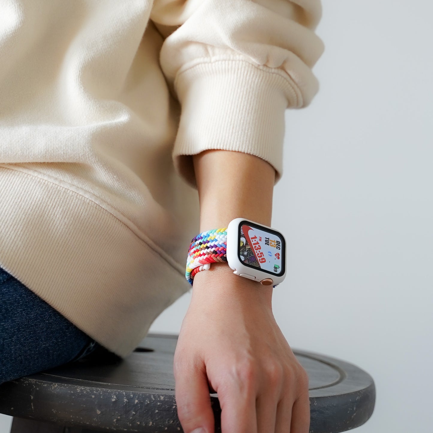 ナイロン 編み込み スポーツ アップルウォッチバンド Apple Watch ベルト