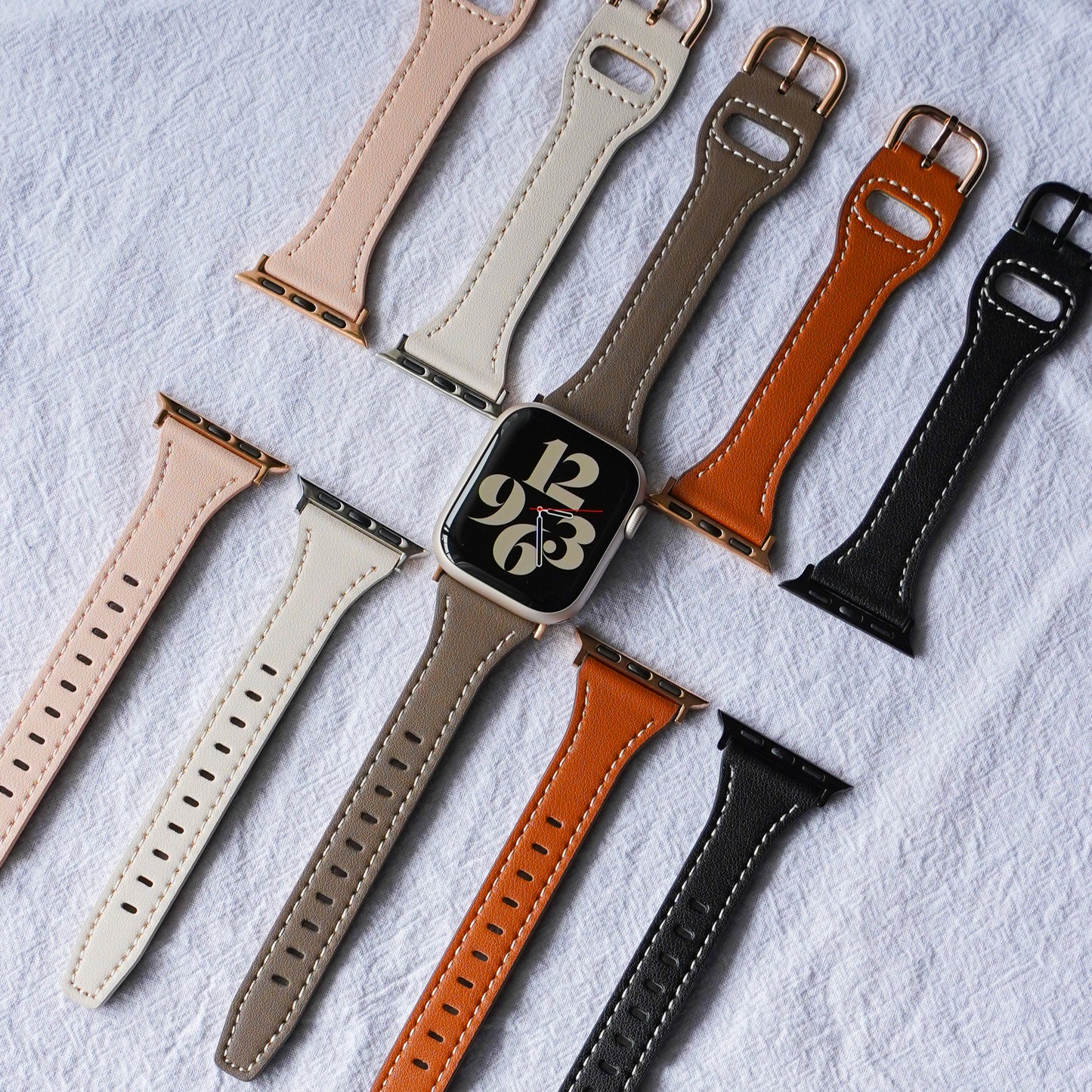 スマートレザー スリム アップルウォッチバンド Apple Watch ベルト