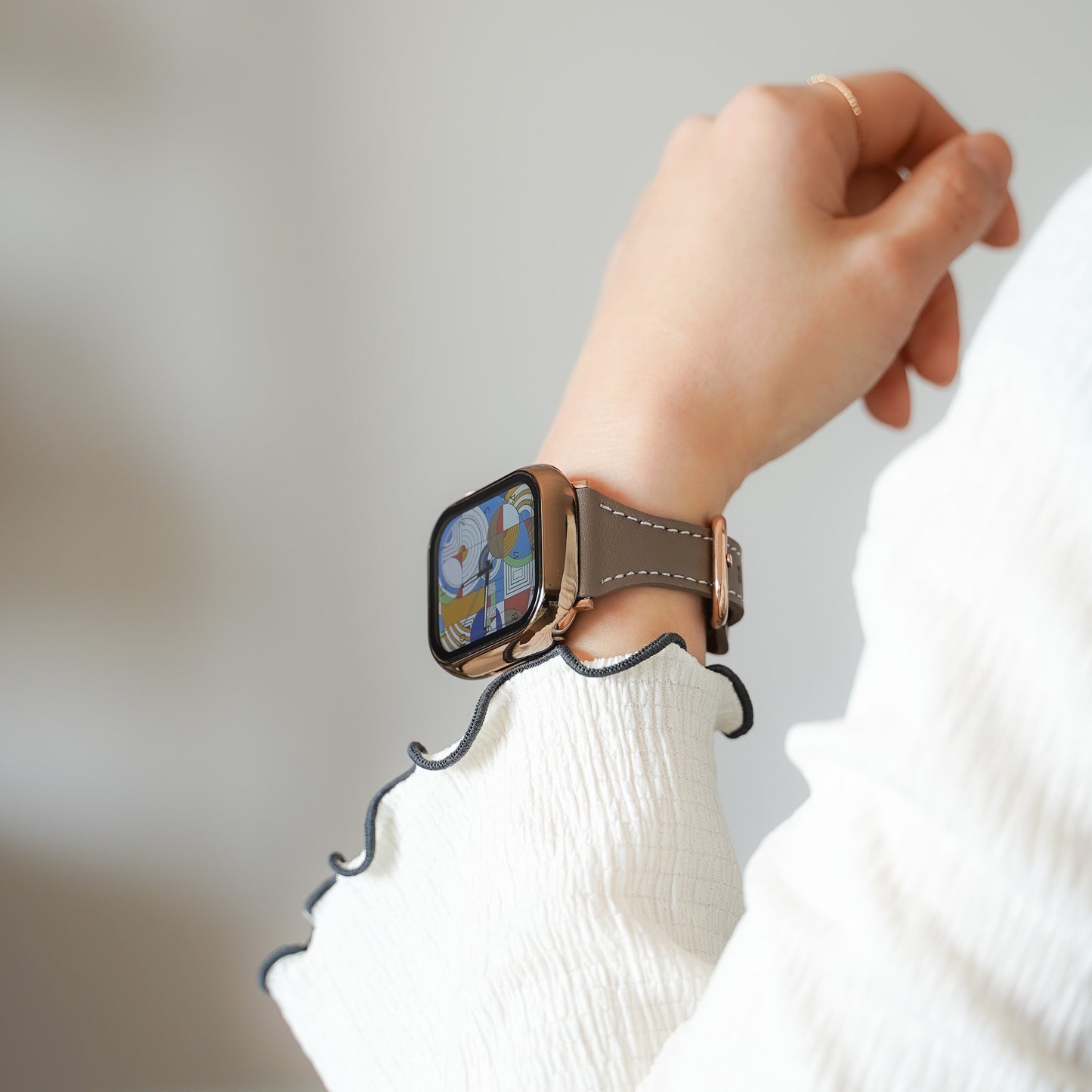 スマートレザー スリム アップルウォッチバンド Apple Watch ベルト