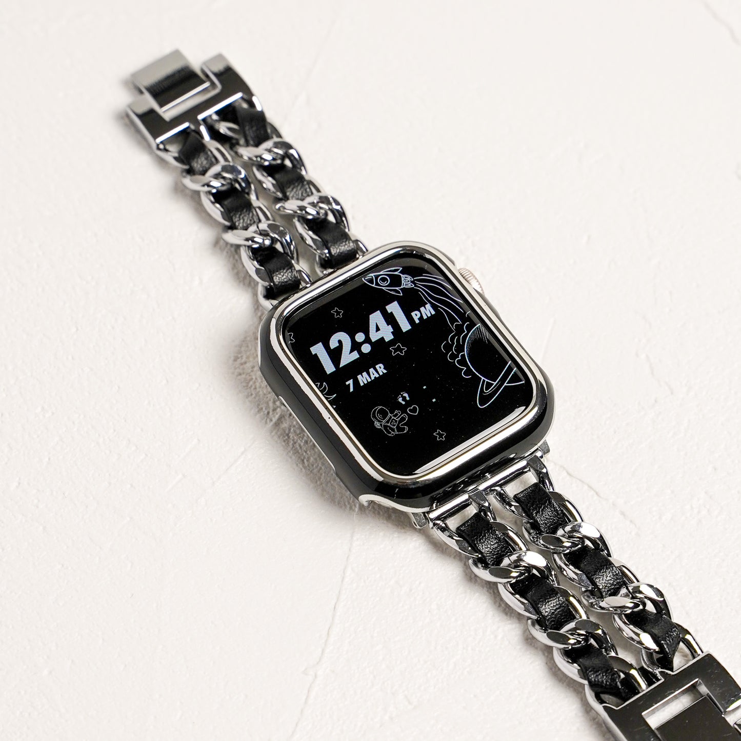Silver Line Protective Frame Hard Type Apple Watch Case Apple Watch