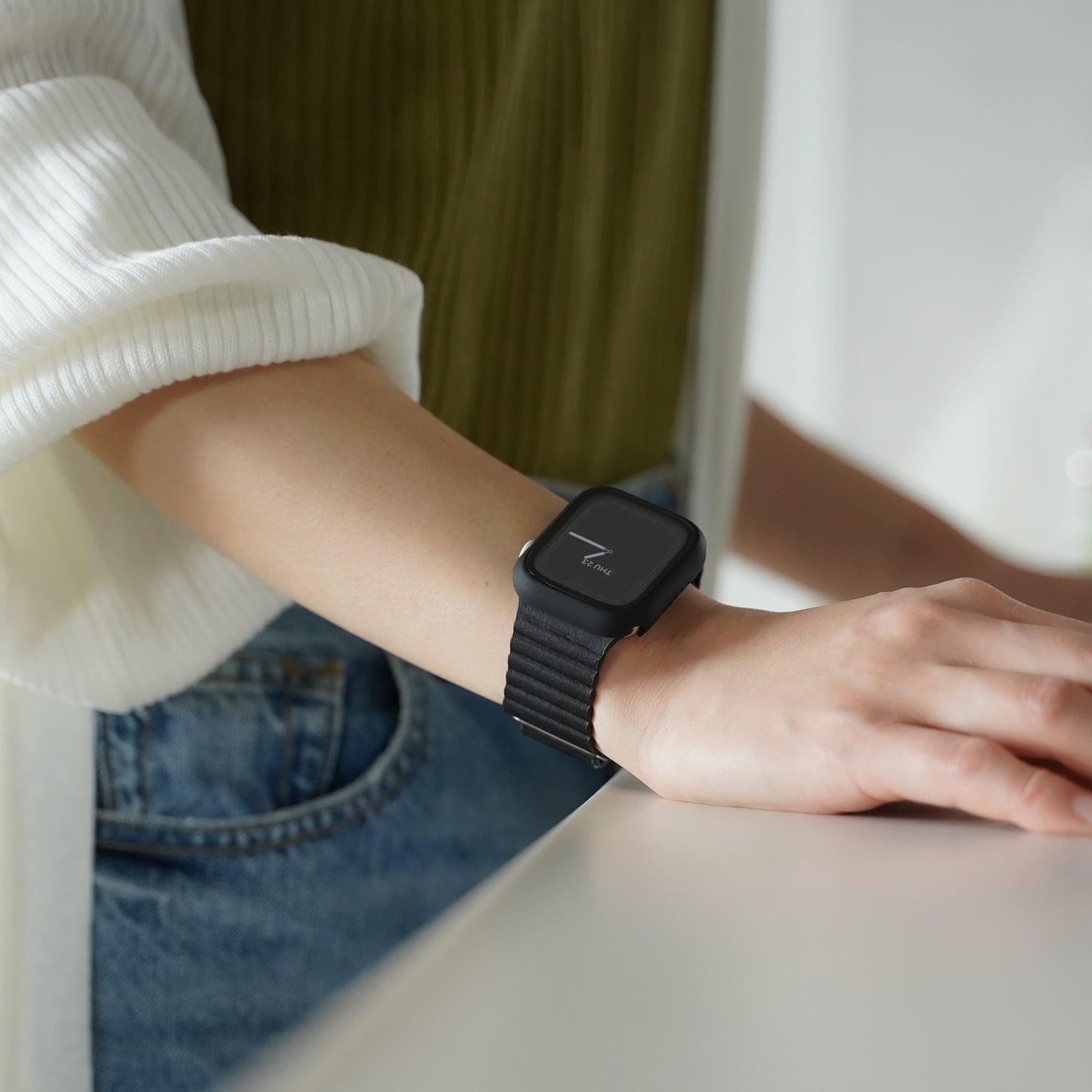 マット 全面 保護カバー ガラス付き ハードタイプ アップルウォッチ ケース Apple Watch