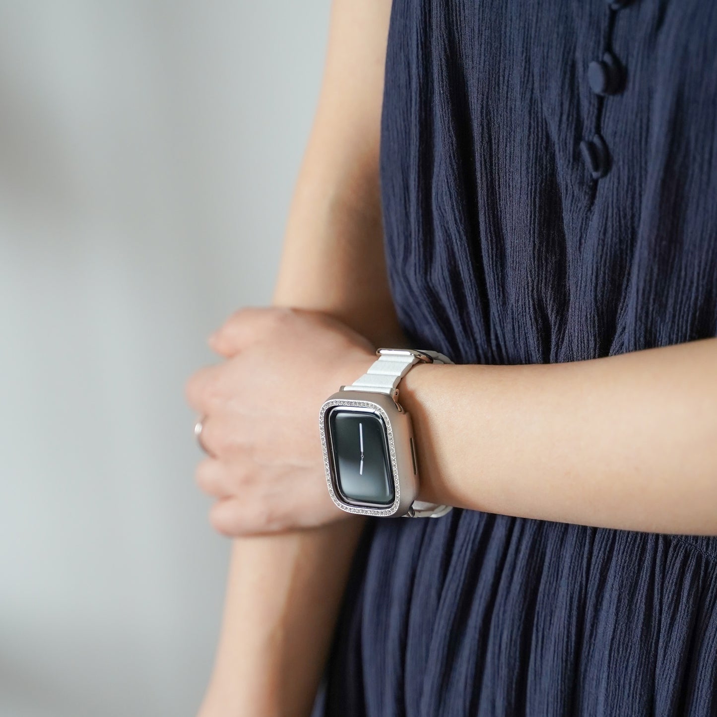マグネット スリム レザー アップルウォッチバンド レザーループ Apple Watch ベルト