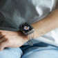 クリア 一体型 ウェーブ アップルウォッチバンド ケース 透明 Apple Watch