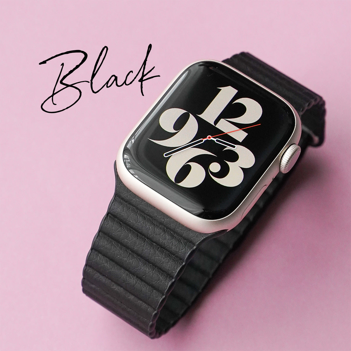 マグネット ループ レザー アップルウォッチバンド ユニセックス Apple Watch ベルト
