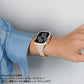 【NEW】樹脂 マーブル 保護フレーム ガラスなし ハードタイプ アップルウォッチ ケース Apple watch