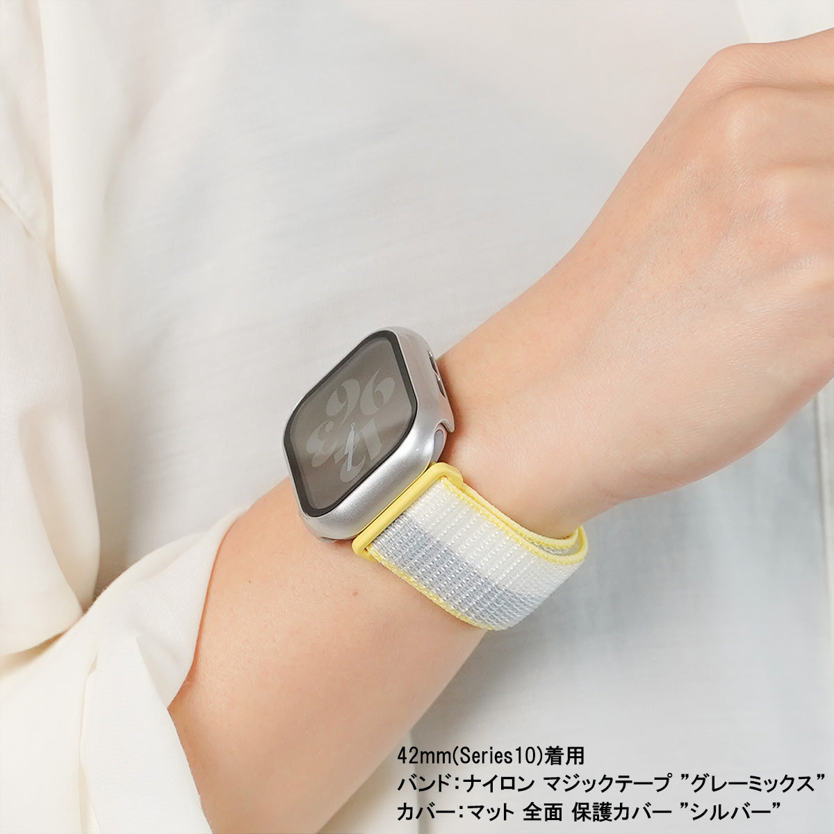 【NEW】ナイロン マジックテープ アップルウォッチバンド Apple Watch ベルト