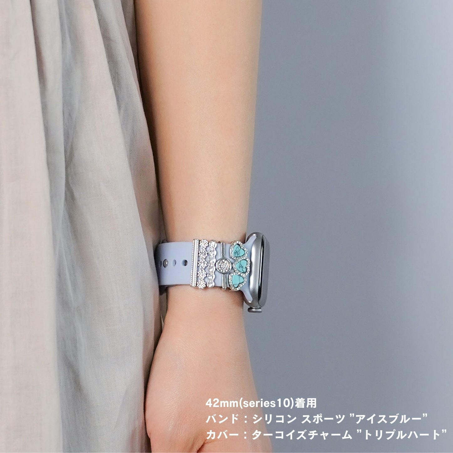 【NEW】新色追加 シリコン スポーツ くすみ パステル アップルウォッチバンド Apple Watch ベルト