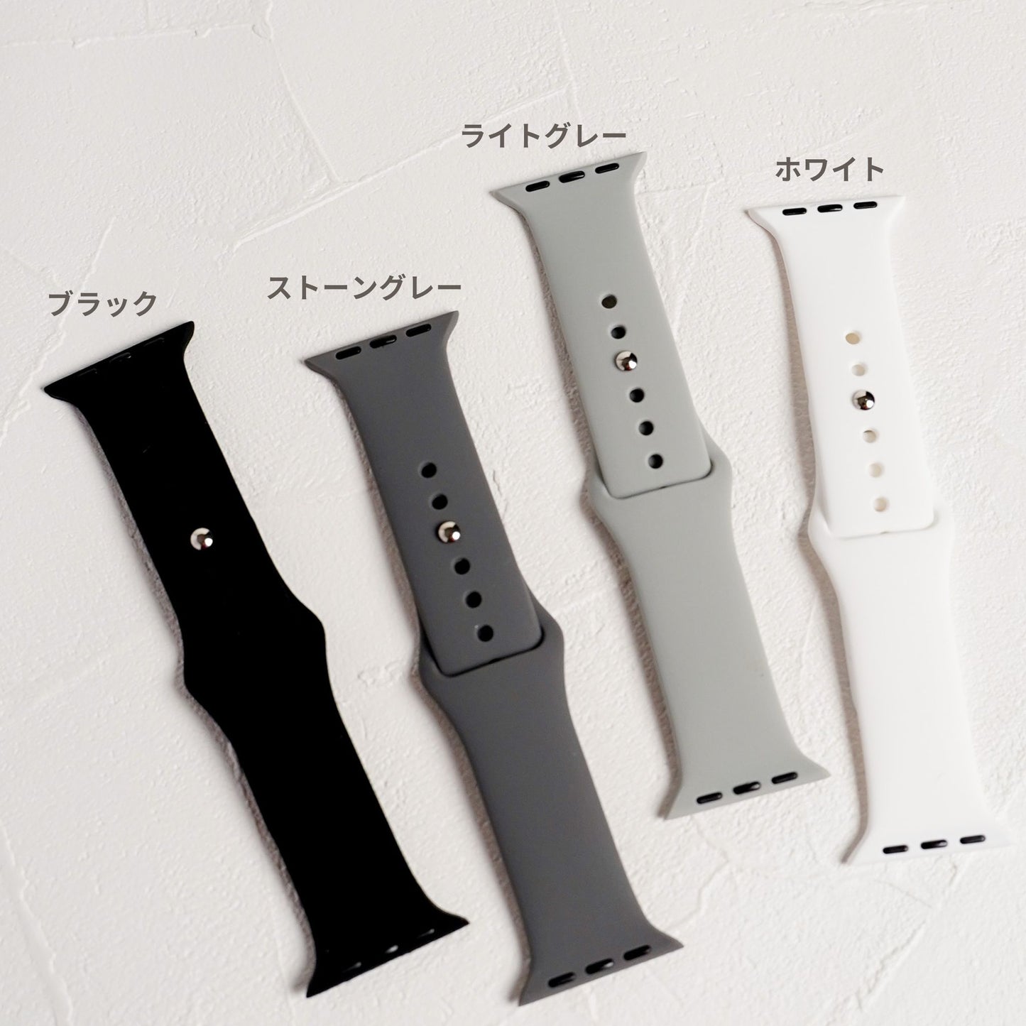 【NEW】新色追加 シリコン スポーツ くすみ パステル アップルウォッチバンド Apple Watch ベルト