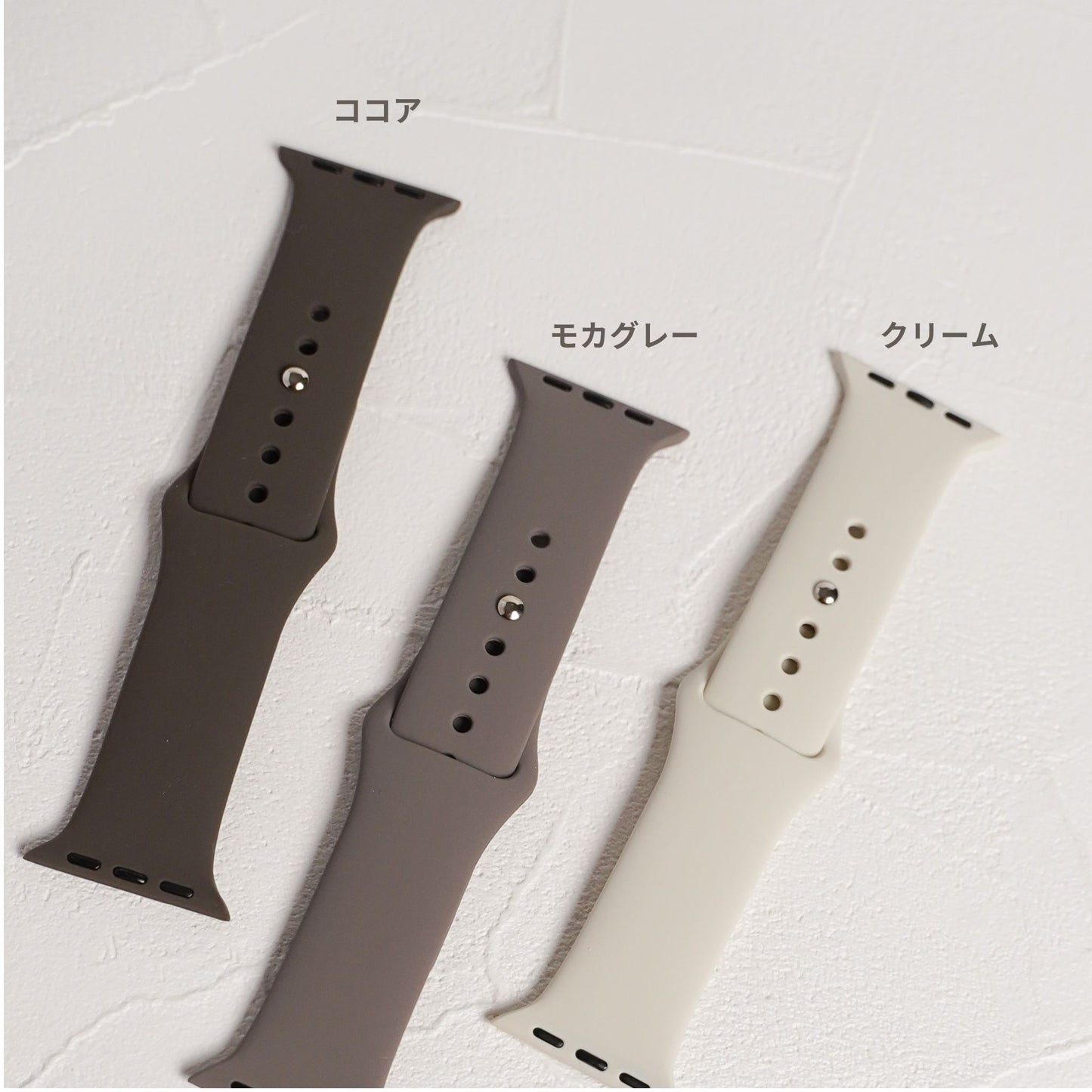 【NEW】新色追加 シリコン スポーツ くすみ パステル アップルウォッチバンド Apple Watch ベルト