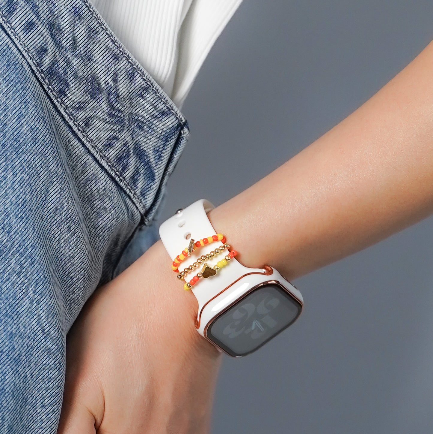 【NEW】新色追加 シリコン スポーツ くすみ パステル アップルウォッチバンド Apple Watch ベルト