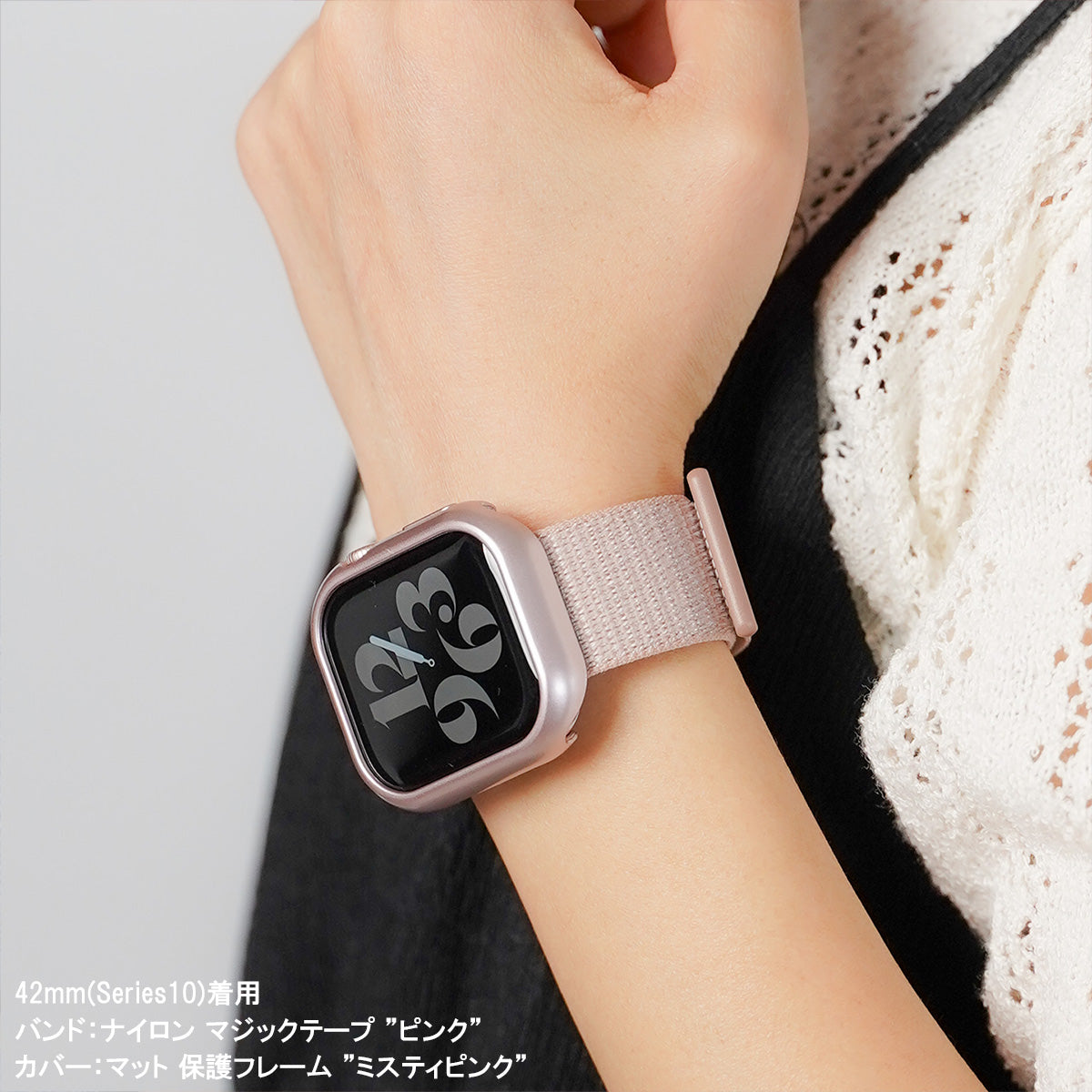 【NEW】ナイロン マジックテープ アップルウォッチバンド Apple Watch ベルト