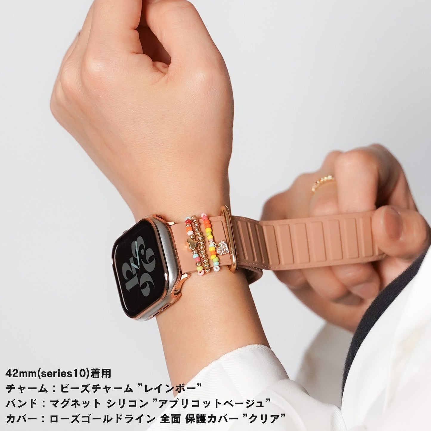 【NEW】ビーズチャーム アクセサリー アップルウォッチ Apple Watch