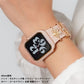 【NEW】ゴールドライン 全面 保護カバー ガラス付き ハードタイプ アップルウォッチ ケース Apple Watch