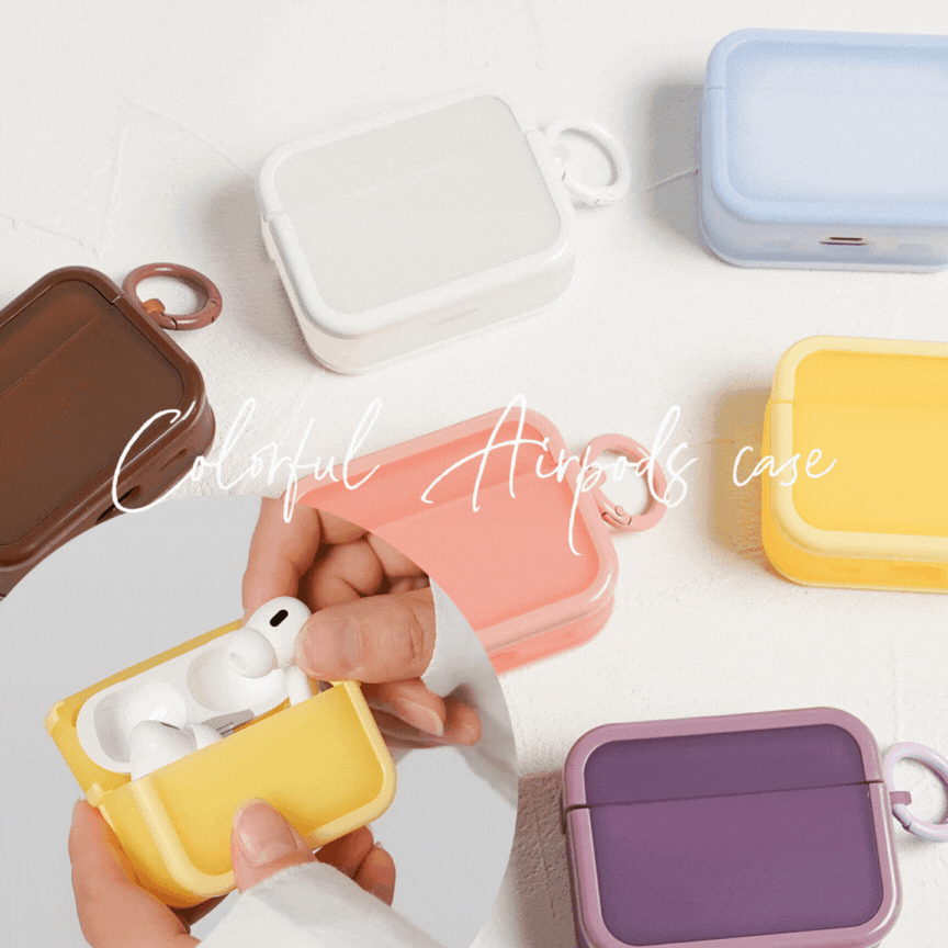 【NEW】カラフルポップ エアポッズケース AirPods カバー AirPods4 Pro2 case