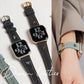 【NEW】デニムレザー×スタッズ アップルウォッチバンド Apple Watch ベルト