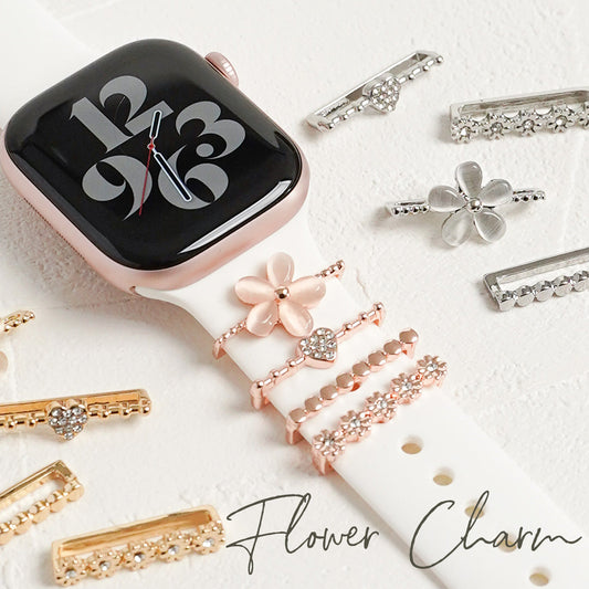 フラワーチャーム アクセサリー アップルウォッチ Apple Watch