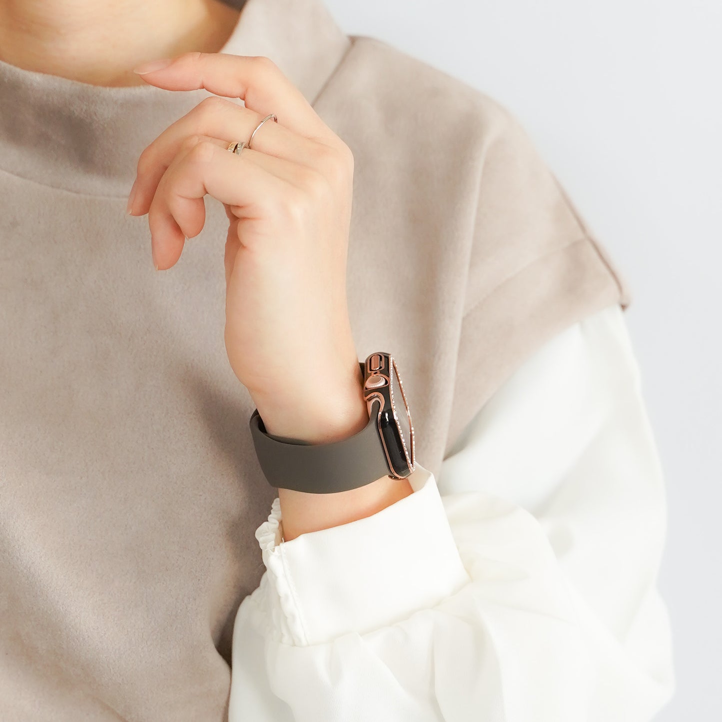 【NEW】新色追加 シリコン スポーツ くすみ パステル アップルウォッチバンド Apple Watch ベルト