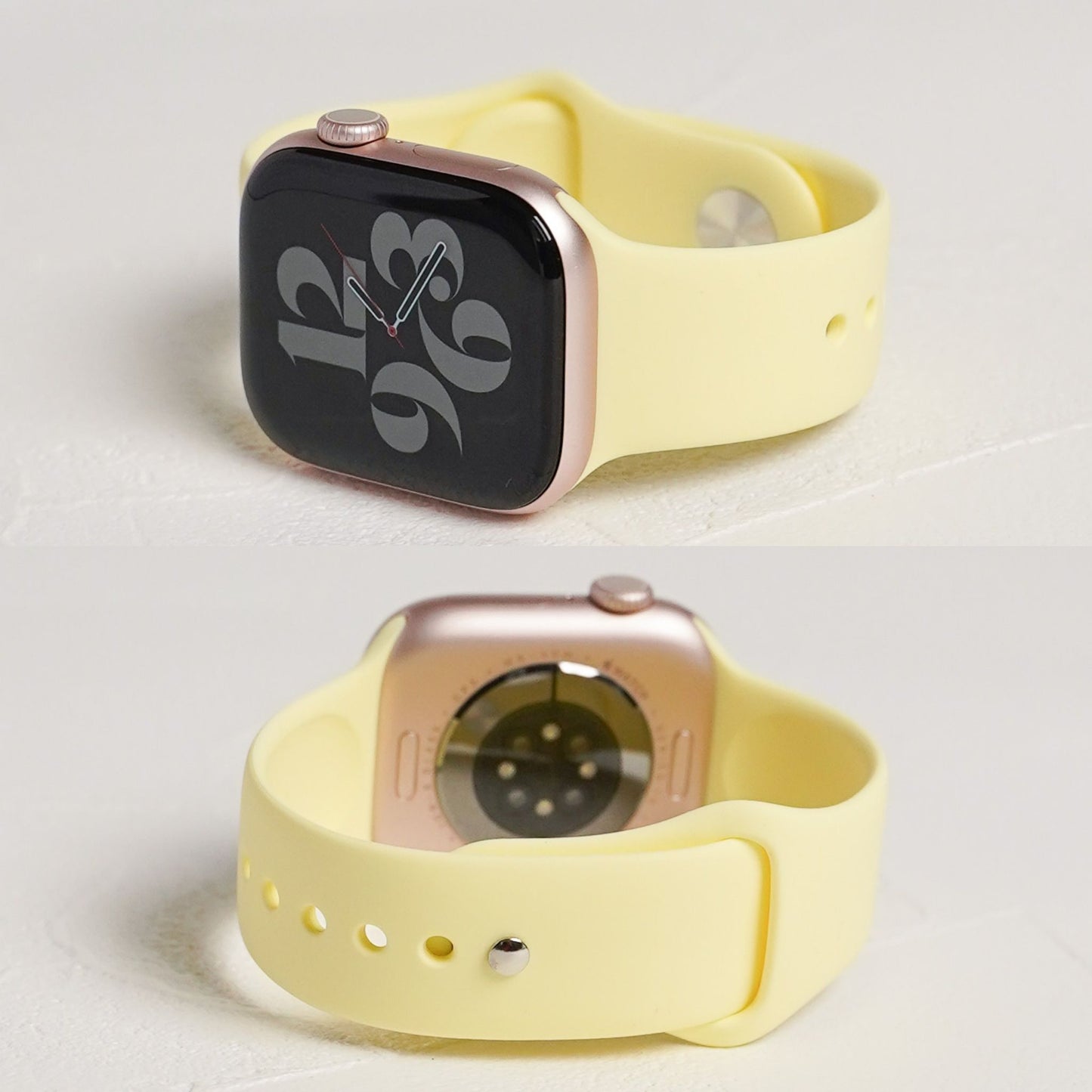 【NEW】新色追加 シリコン スポーツ くすみ パステル アップルウォッチバンド Apple Watch ベルト