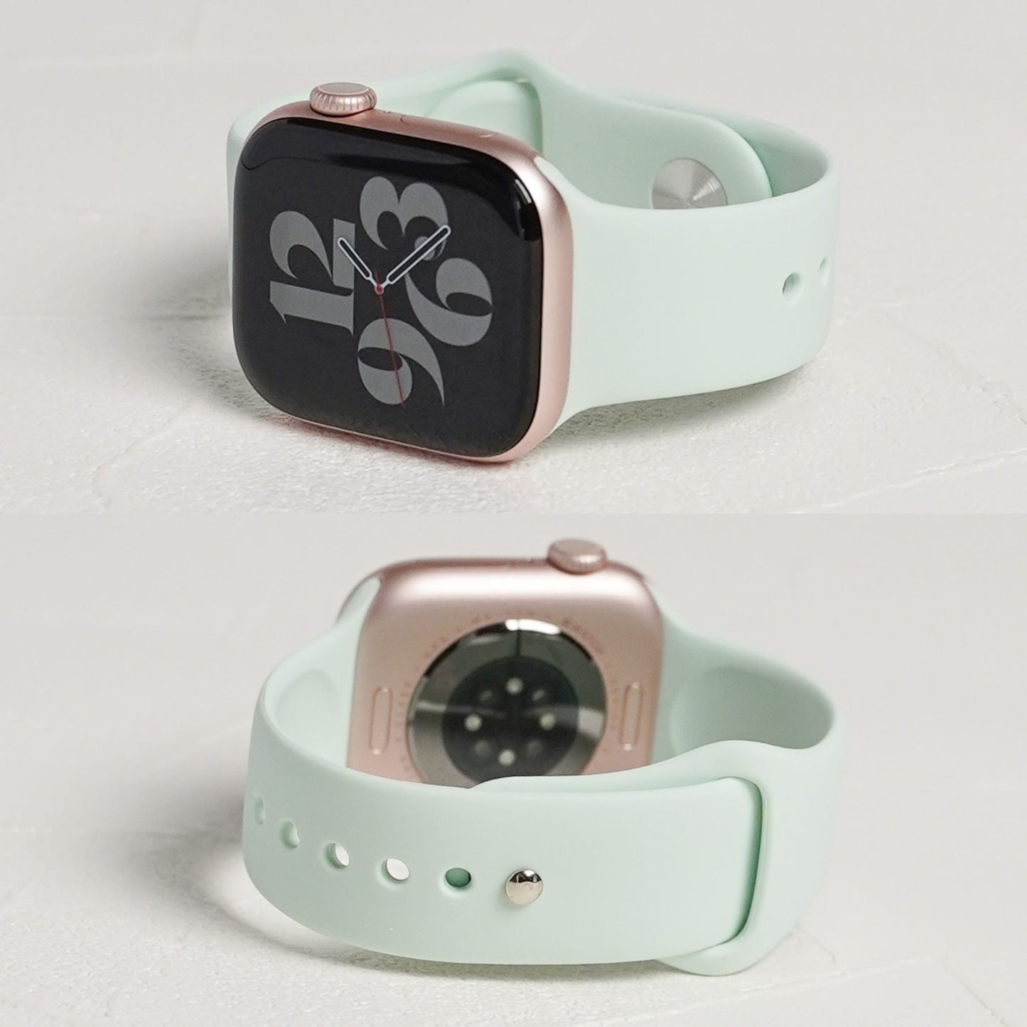 【NEW】新色追加 シリコン スポーツ くすみ パステル アップルウォッチバンド Apple Watch ベルト